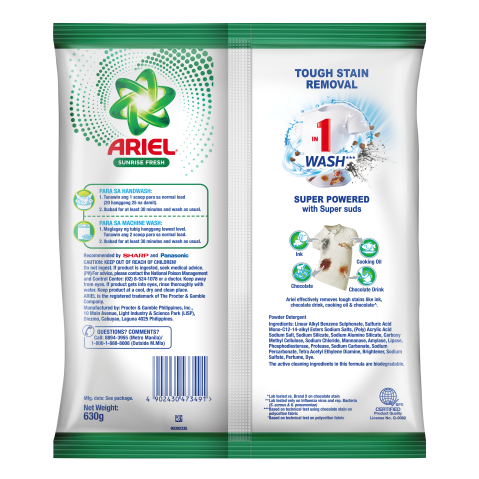 Ariel Sunrise Fresh 630g